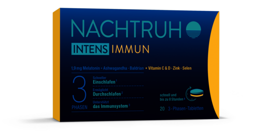 Produktbild des Nahrungsergänzungsmittel Nachtruh intens immun