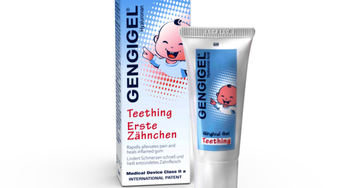 Produktbild für Gengigel Erste Zähnchen mit hochwertiger Hyaluronsäure für ruhige Nächte und unbeschwerte Tage.