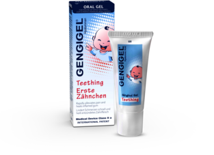 Produktbild für Gengigel Erste Zähnchen mit hochwertiger Hyaluronsäure für ruhige Nächte und unbeschwerte Tage.