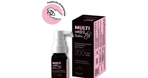 Produktbild des Nahrungsergänzungsmittels MULTIvitD3 Baby 